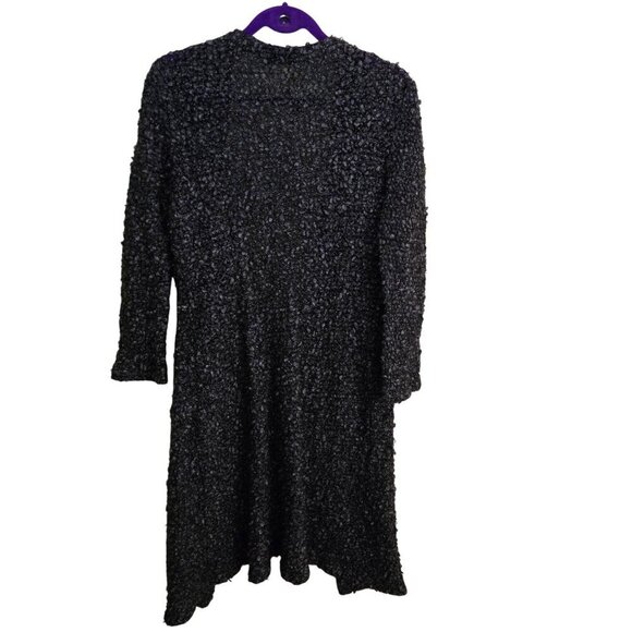 Luis Civit Mohair Wool Boucle Long Line Duster Cardigan Sweater Size S - Picture 2 of 5